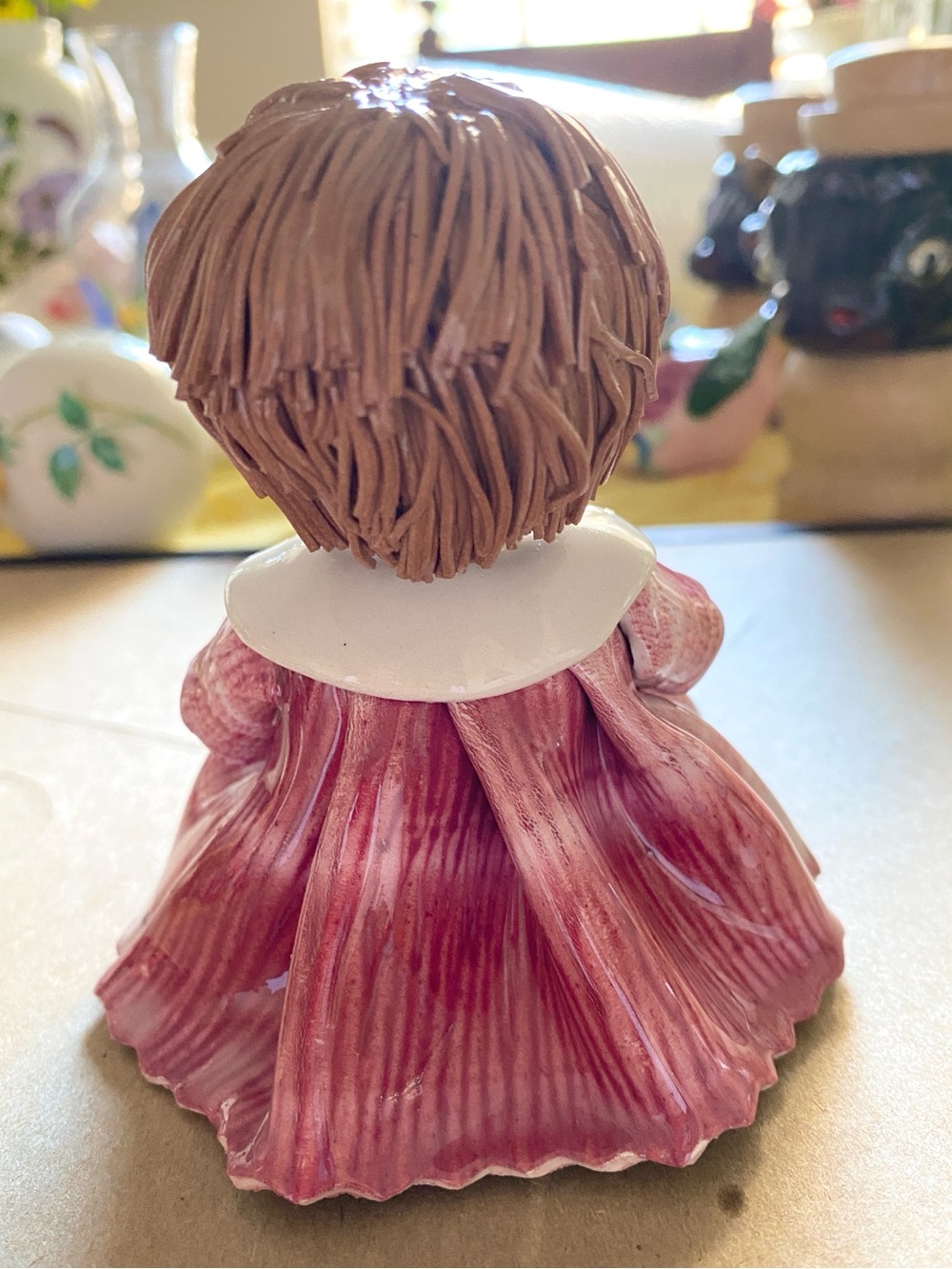 Vintage 1980s Lino Zampiva porcelain figurine handmade in Italy. EC Blue Eyes - Picture 4 of 14
